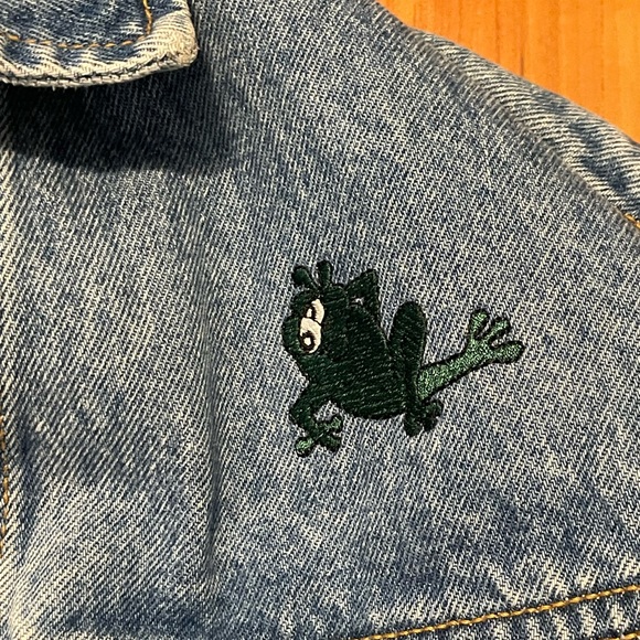 Vintage Lee Denim Jacket with Embroidery - Picture 2 of 4